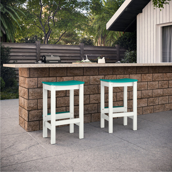 Shoreline Backless Bar-Height Stool Dining Bahia Verde Outdoors