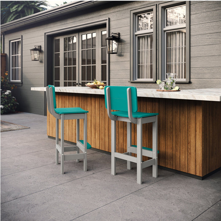 Shoreline Bar-Height Stool Dining Bahia Verde Outdoors