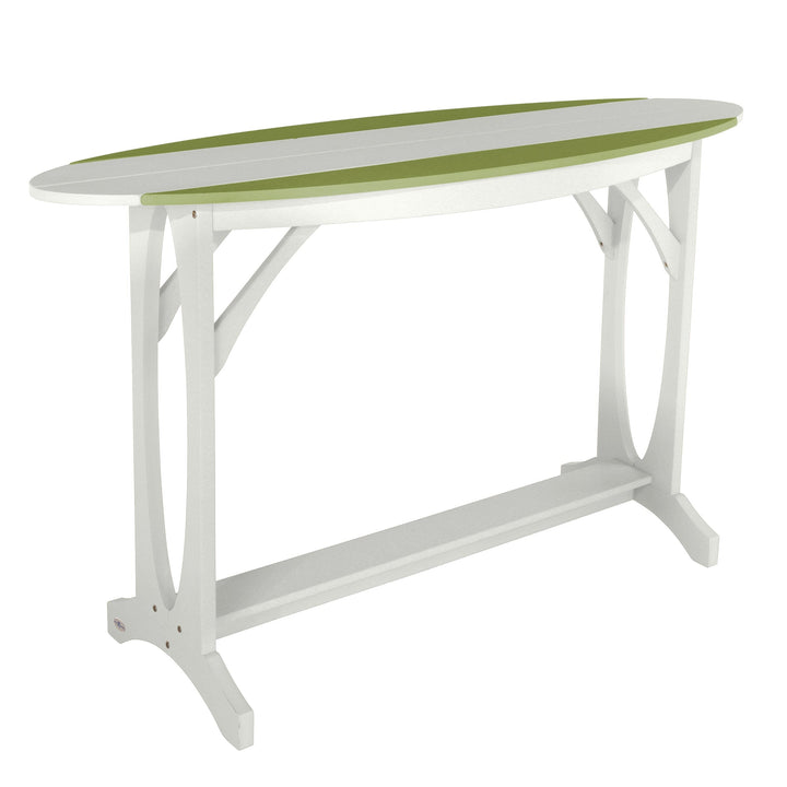 Shoreline Bar-Height Table Dining Bahia Verde Outdoors Palm Green White