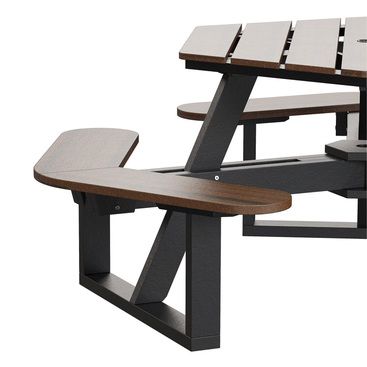 Shoreline Hexagon Picnic Table Table Bahia Verde Outdoors