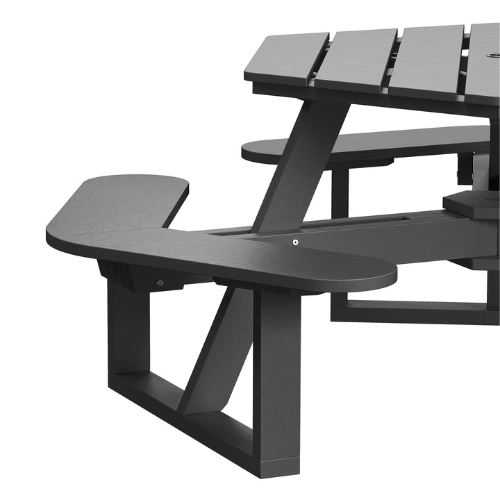 Shoreline Hexagon Picnic Table Table Bahia Verde Outdoors