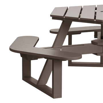 Shoreline Hexagon Picnic Table Table Bahia Verde Outdoors