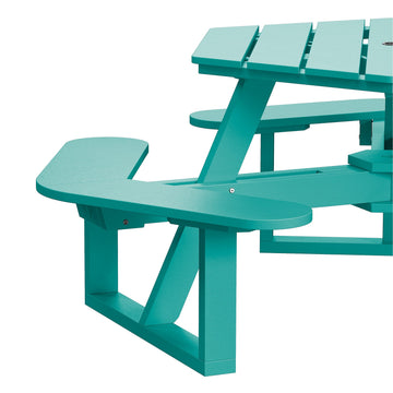 Shoreline Hexagon Picnic Table Table Bahia Verde Outdoors