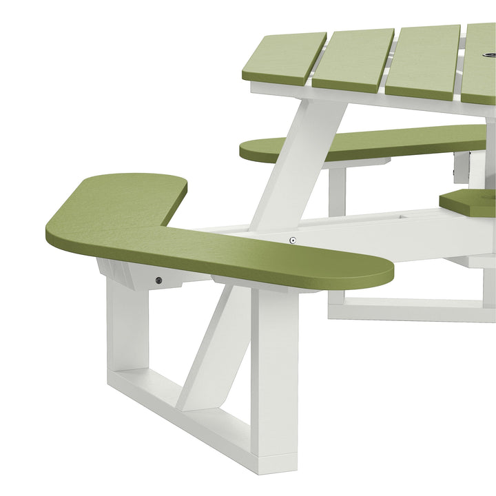 Shoreline Hexagon Picnic Table Table Bahia Verde Outdoors