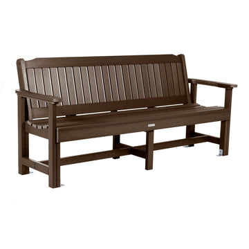 Lehigh Garden Bench - 6ft Bench Highwood USA Weathered Acorn