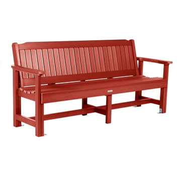 Lehigh Garden Bench - 6ft Bench Highwood USA Rustic Red