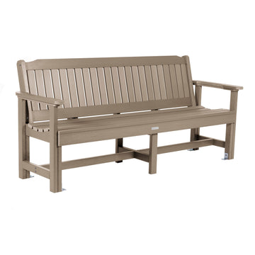 Lehigh Garden Bench - 6ft Bench Highwood USA Woodland Brown