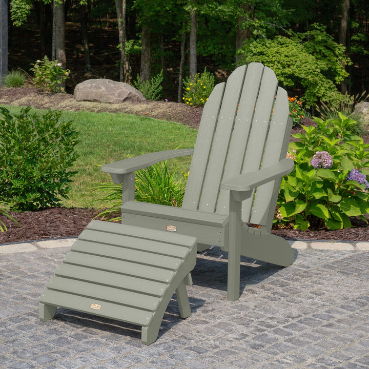 Essential Adirondack Chair with Essential Folding Ottoman Adirondack Chairs ELK OUTDOORS®