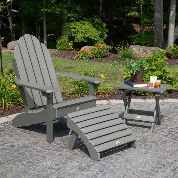 Essential Adirondack Chair with Ottoman & Folding Side Table Adirondack Chairs ELK OUTDOORS®