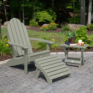 Essential Adirondack Chair with Ottoman & Folding Side Table Adirondack Chairs ELK OUTDOORS®