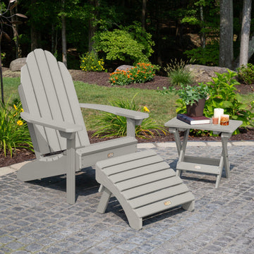 Essential Adirondack Chair with Ottoman & Folding Side Table Adirondack Chairs ELK OUTDOORS®