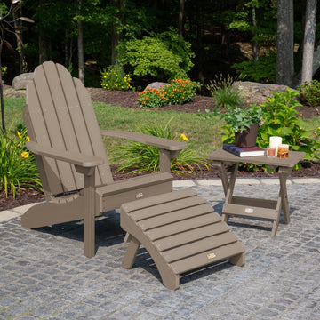 Essential Adirondack Chair with Ottoman & Folding Side Table Adirondack Chairs ELK OUTDOORS®