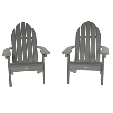 Set of 2 Essential Adirondack Chairs Kitted Sets ELK OUTDOORS® Gray