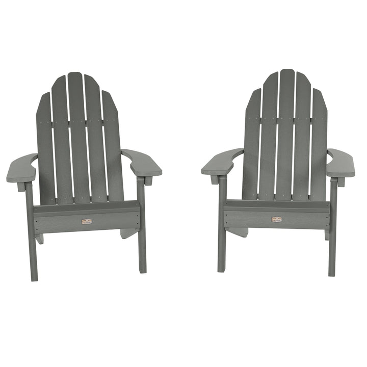 Set of 2 Essential Adirondack Chairs Kitted Sets ELK OUTDOORS® Gray
