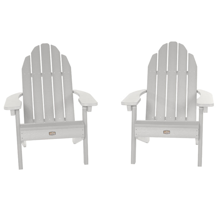 Set of 2 Essential Adirondack Chairs Kitted Sets ELK OUTDOORS® White