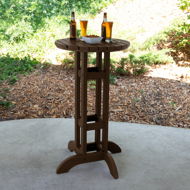 Round 24" Diameter Bistro Table - Bar Height Table Highwood USA