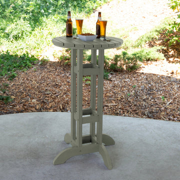Round 24" Diameter Bistro Table - Bar Height Table Highwood USA