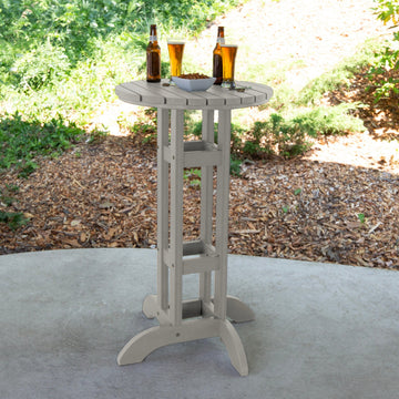 Round 24" Diameter Bistro Table - Bar Height Table Highwood USA