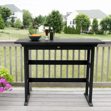 Refurbished Lehigh Bar Height Balcony Table Balcony Table Highwood USA