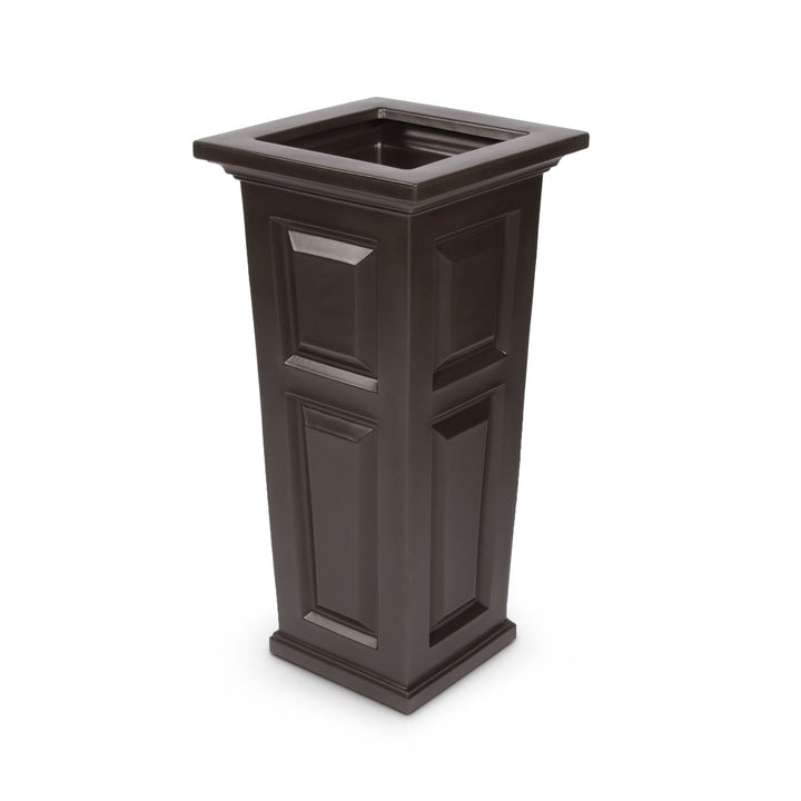 Windsor Tall Outdoor Planter Highwood USA Chestnut