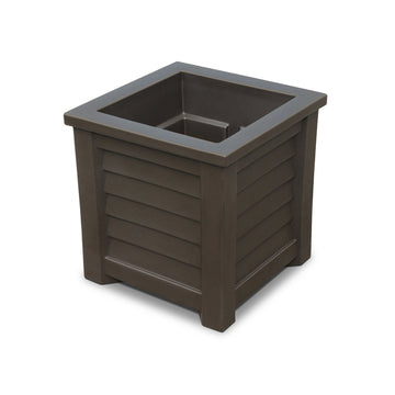 Harlowe 16” x 16” Outdoor Planter Highwood USA Chestnut