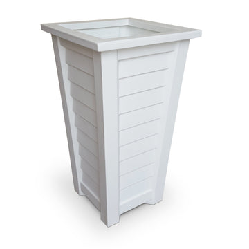 Harlowe 28” Tall Outdoor Planter Highwood USA Chalk
