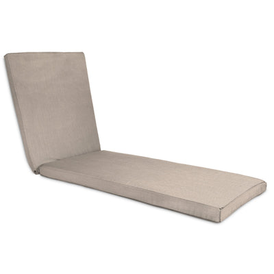 CLOSEOUT Chaise Lounge 77 x 24 x 3 Water Resistant Outdoor Hinged Cushion Highwood USA Dune 