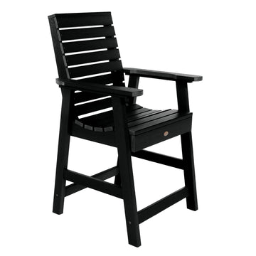 Refurbished Weatherly Armchair - Counter Dining Highwood USA Black