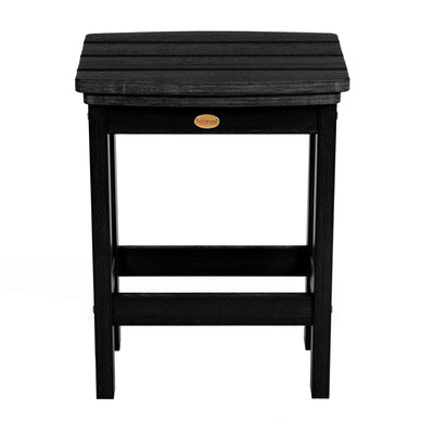 Front view of Lehigh counter height stool in Black	