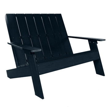 Refurbished Italica Modern Double Wide Adirondack Chair Highwood USA Federal Blue