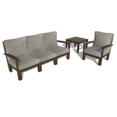 Bespoke Deep Seating: Sofa, Chair, and Side Table Deep Seating Highwood USA Stone Gray Weathered Acorn 