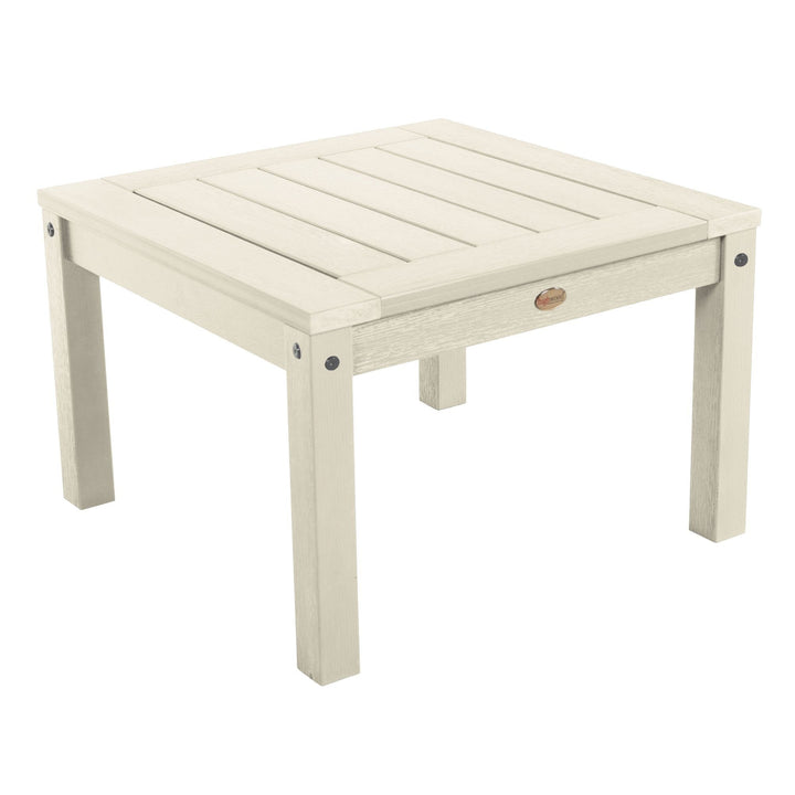 Refurbished Adirondack Side Table Highwood USA Whitewash