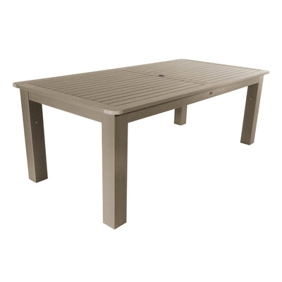 Rectangular 42in x 84in Oversized Dining Table - Dining Height Dining Highwood USA Woodland Brown 