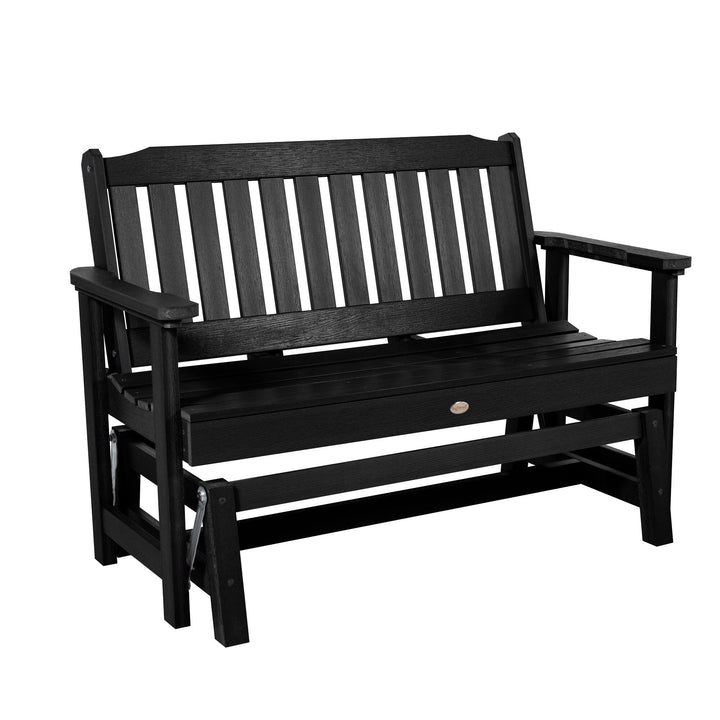 Lehigh Garden Gliding Bench 4ft Bench Highwood USA Black