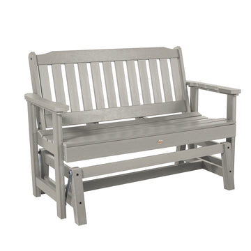 Lehigh Garden Gliding Bench 4ft Bench Highwood USA Harbor Gray