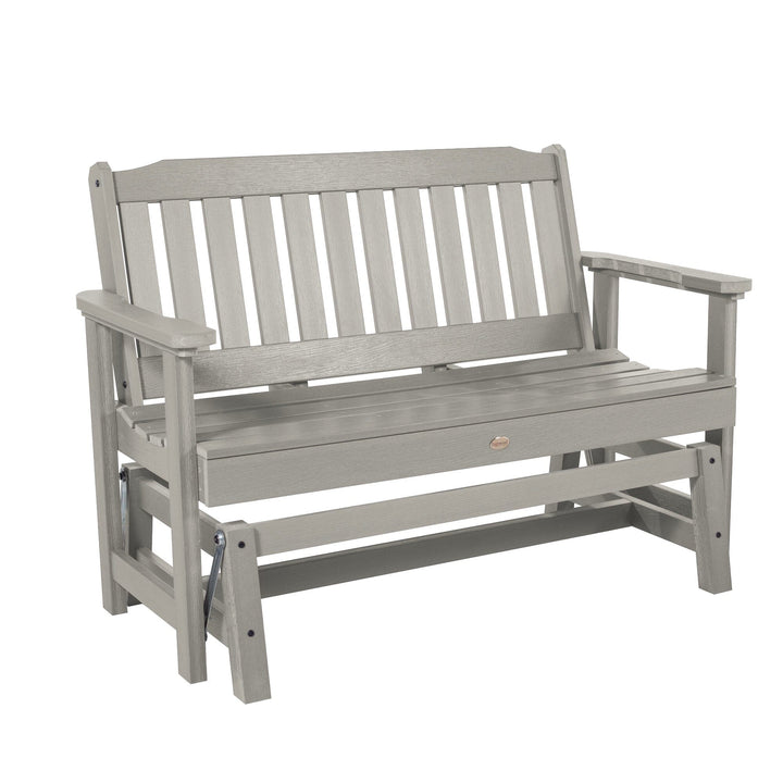 Lehigh Garden Gliding Bench 4ft Bench Highwood USA Harbor Gray