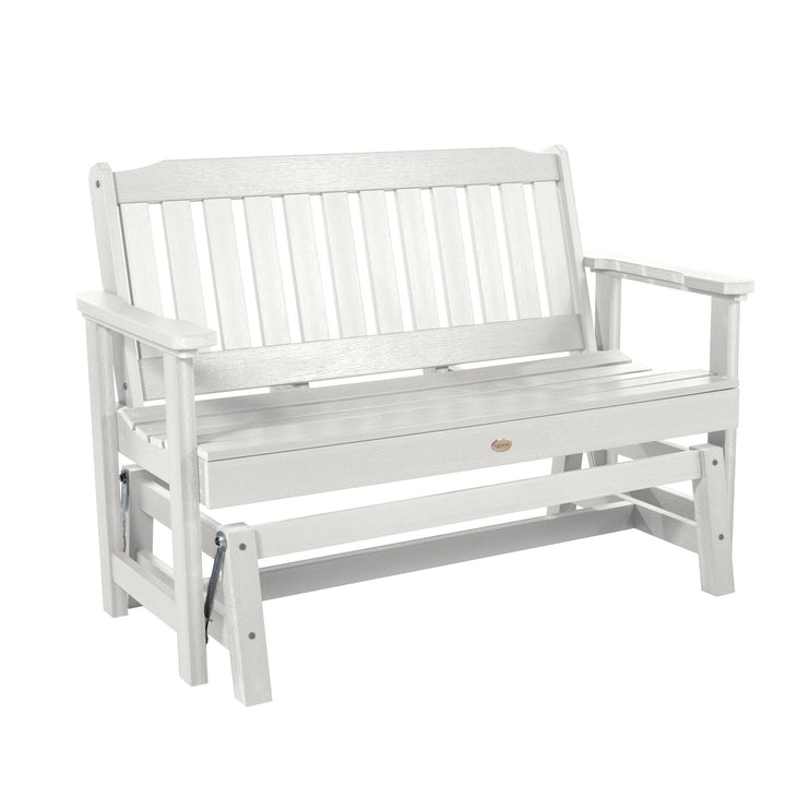 Lehigh Garden Gliding Bench 4ft Bench Highwood USA White