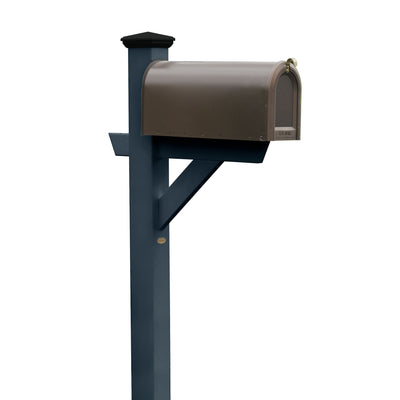 Hazleton Mailbox Post Outdoor Structures Highwood USA Federal Blue 