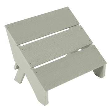 Italica Modern Ottoman in Eucalyptus