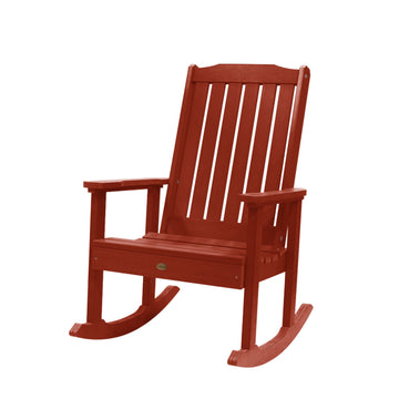 Refurbished Lehigh Rocking Chair Highwood USA Rustic Red