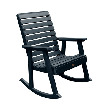 Refurbished Weatherly Rocking Chair Highwood USA Federal Blue