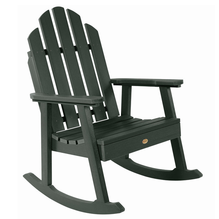 Refurbished Classic Westport Adirondack Rocking Chair Highwood USA Charleston Green