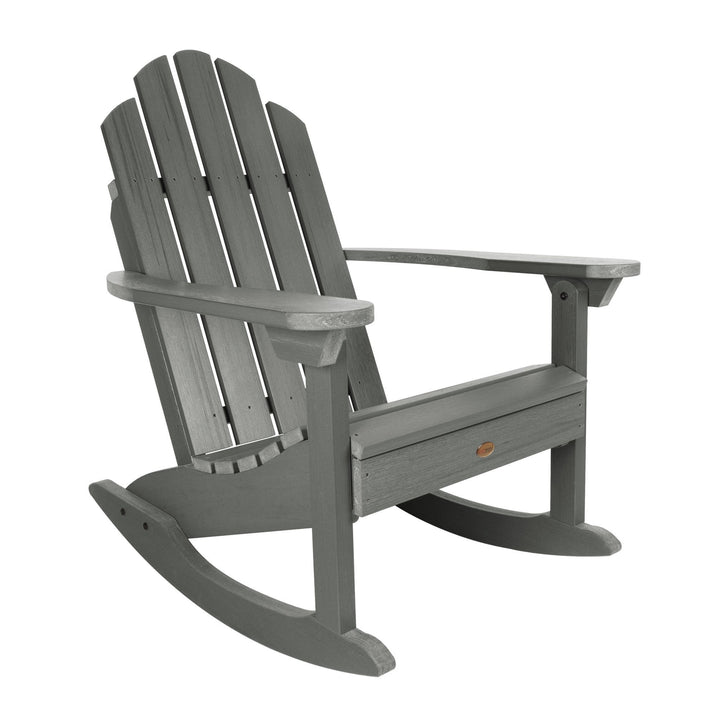 Refurbished Classic Westport Adirondack Rocking Chair Highwood USA Coastal Teak