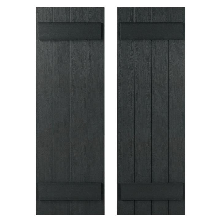 Stonecroft 47" Shutter Set of 2 Highwood USA Black
