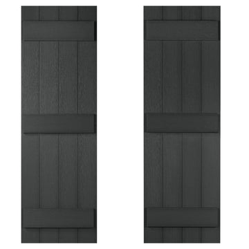 Stonecroft 59" Shutter Set of 2 Highwood USA Black