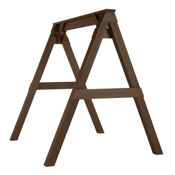 A-Frame Porch Swing Stand Outdoor Structures Highwood USA Weathered Acorn