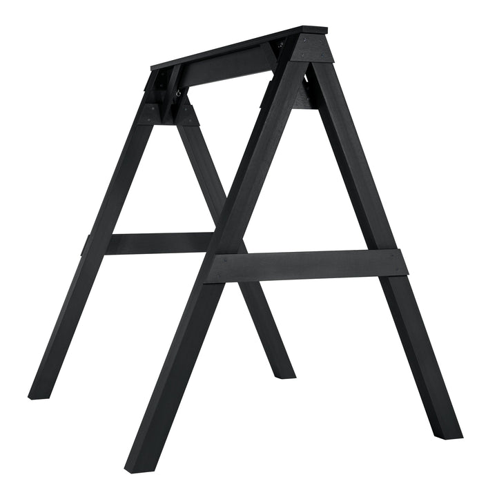 A-Frame Porch Swing Stand Outdoor Structures Highwood USA Black