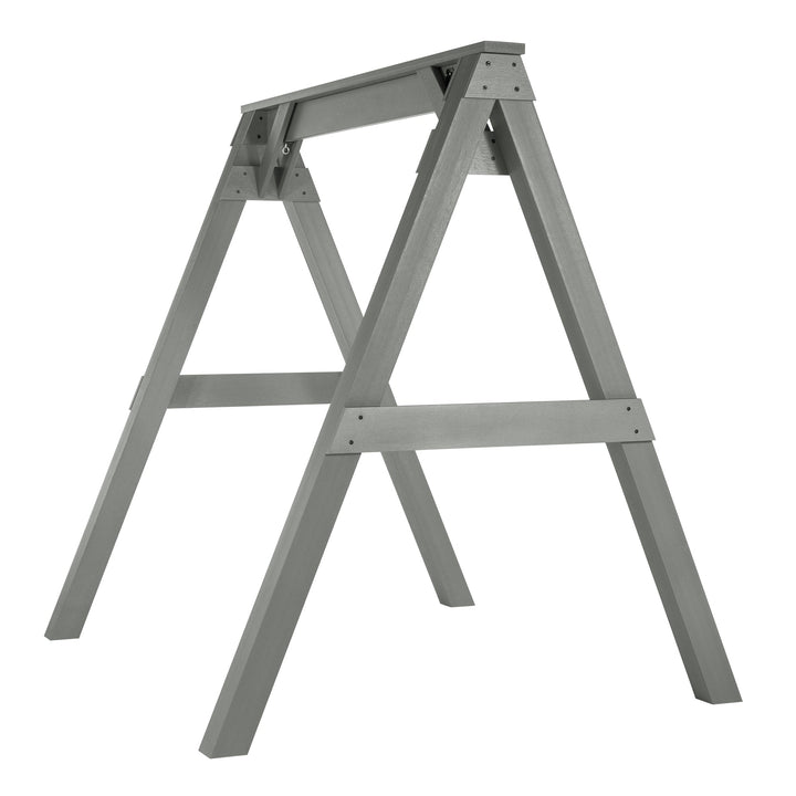 A-Frame Porch Swing Stand Outdoor Structures Highwood USA Coastal Teak