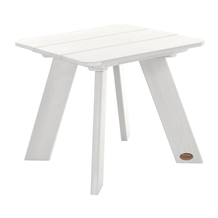 Refurbished Italica Modern Side Table Table Highwood USA White