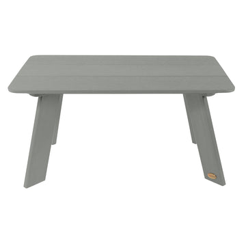Italica Conversation table in Coastal Teak gray.